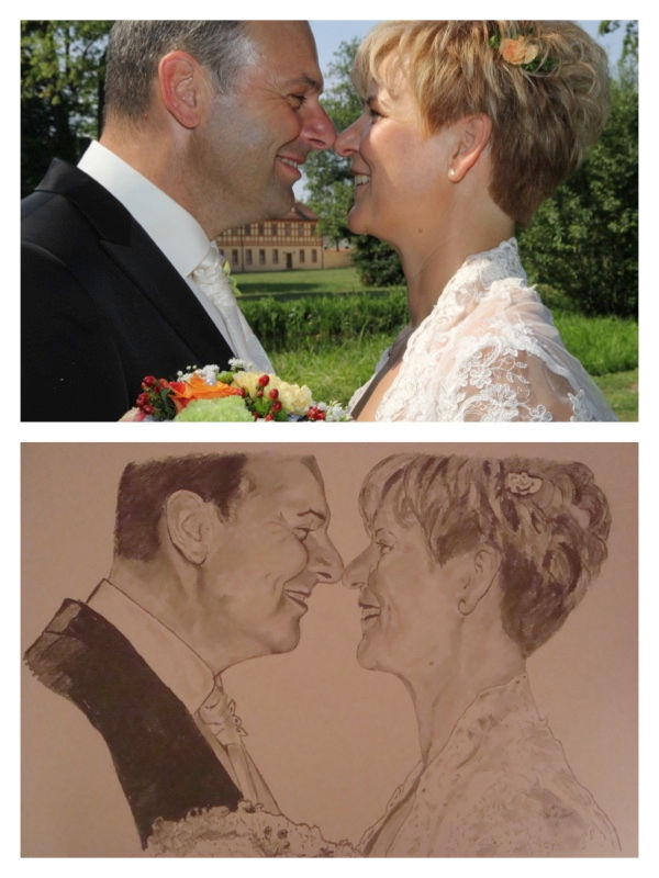 Zum tollen Paar, eine wunderbare Hochzeit