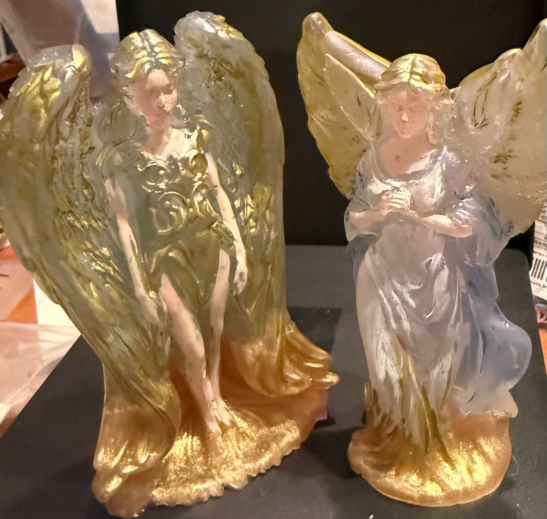 Resin Angel Set Distressed