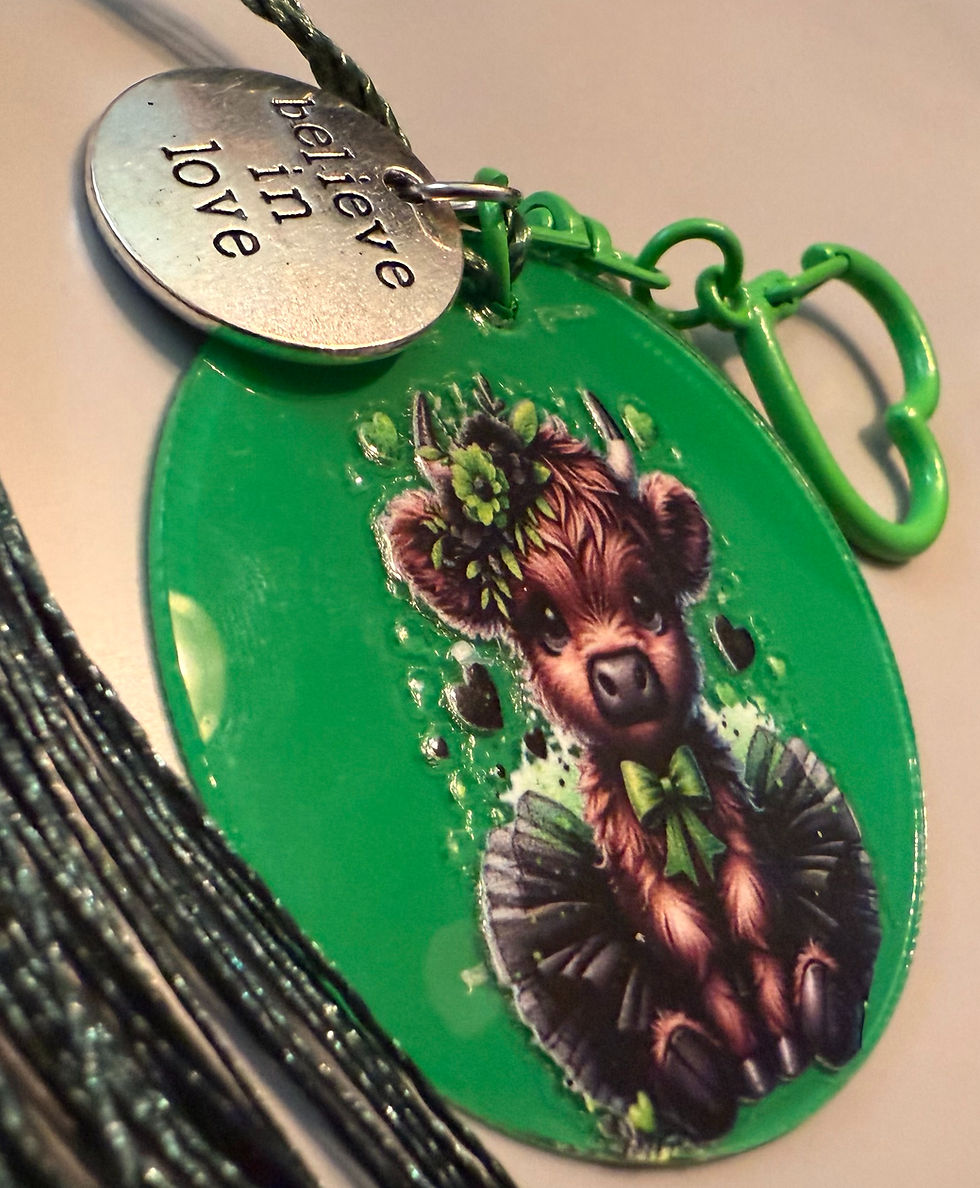 Thumbnail: Acrylic  Cute Cow keychains