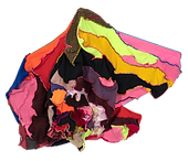 Untitled 6, 2018, hand- stitched second-hand clothing