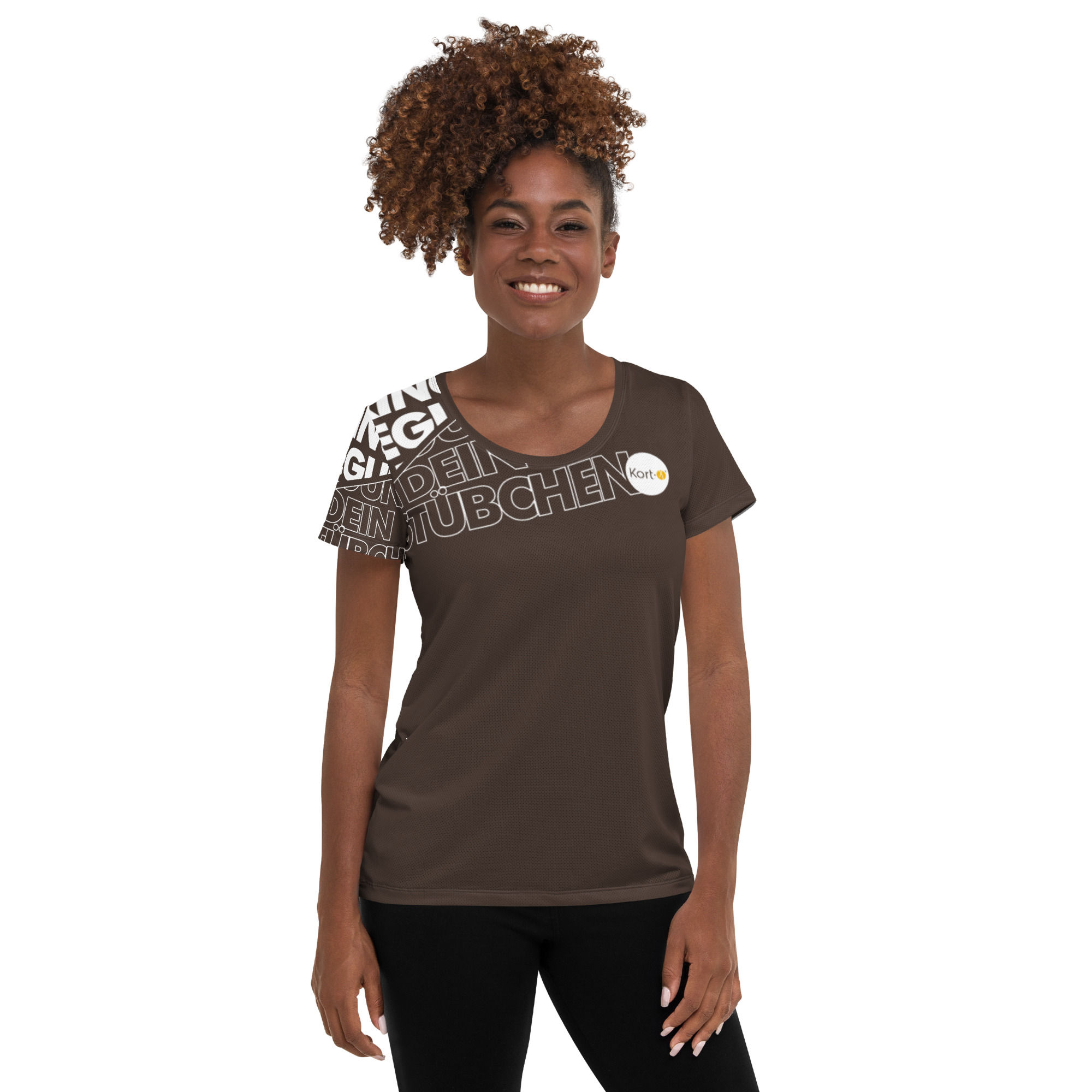 Braunes Kort.X® Damen T-Shirt