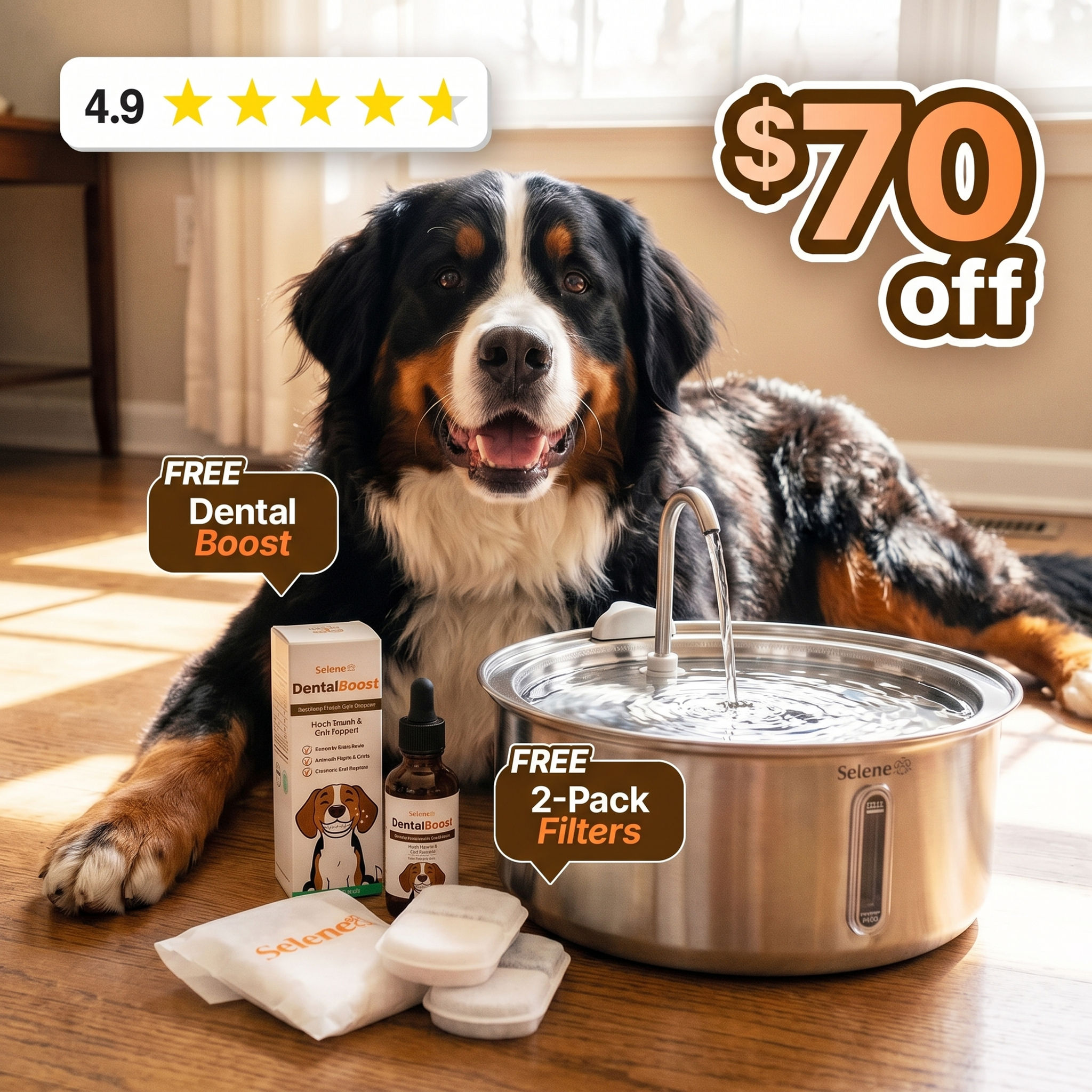 HYDROPAW™ - Smart Hydration Fountain 🐶