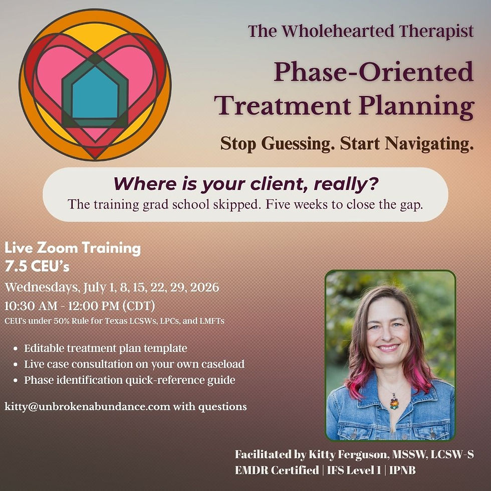 Phase-Oriented Treatment Planning: Stop Guessing. Start Navigating.