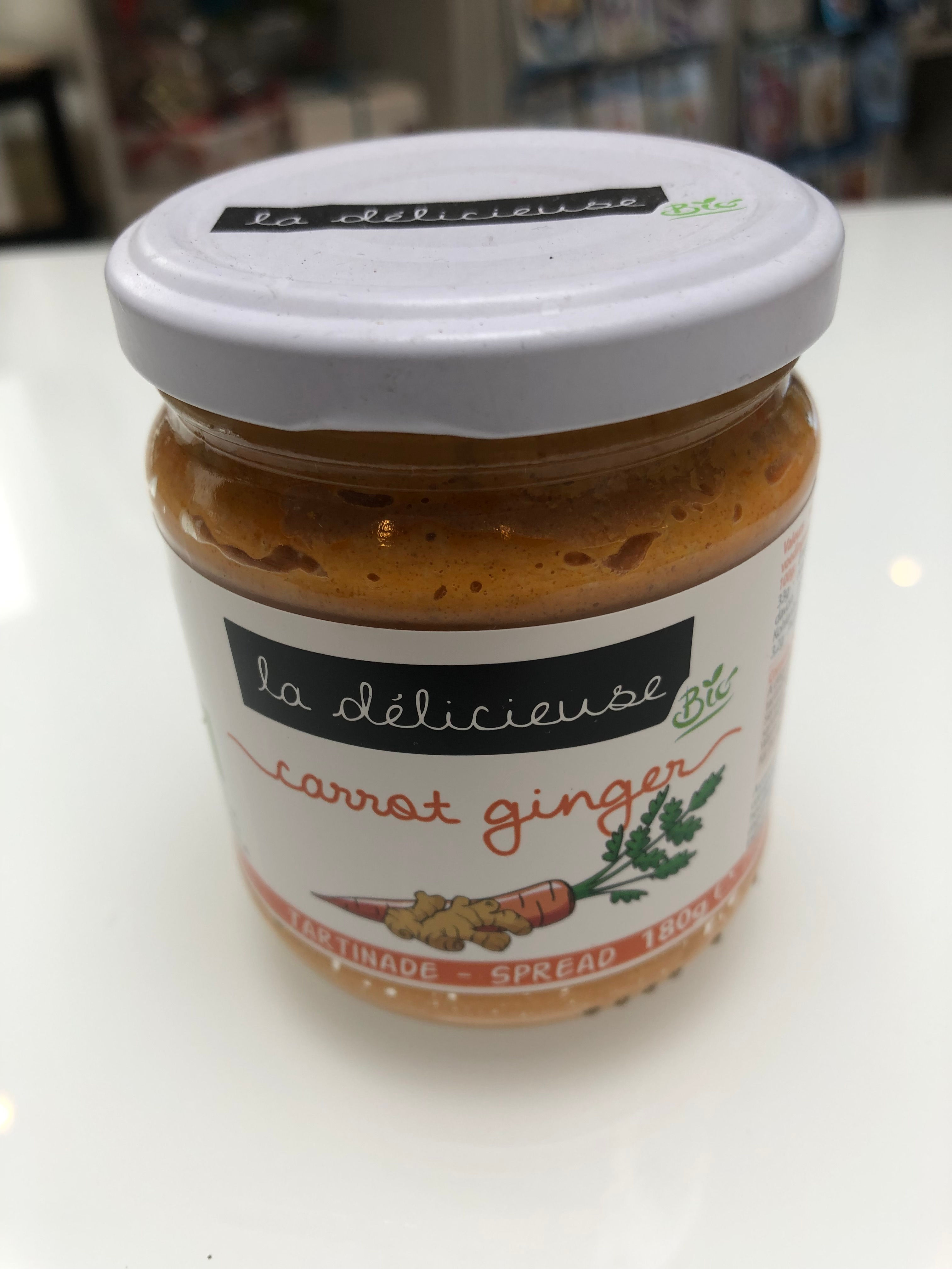 Wortel gember dip (spread)