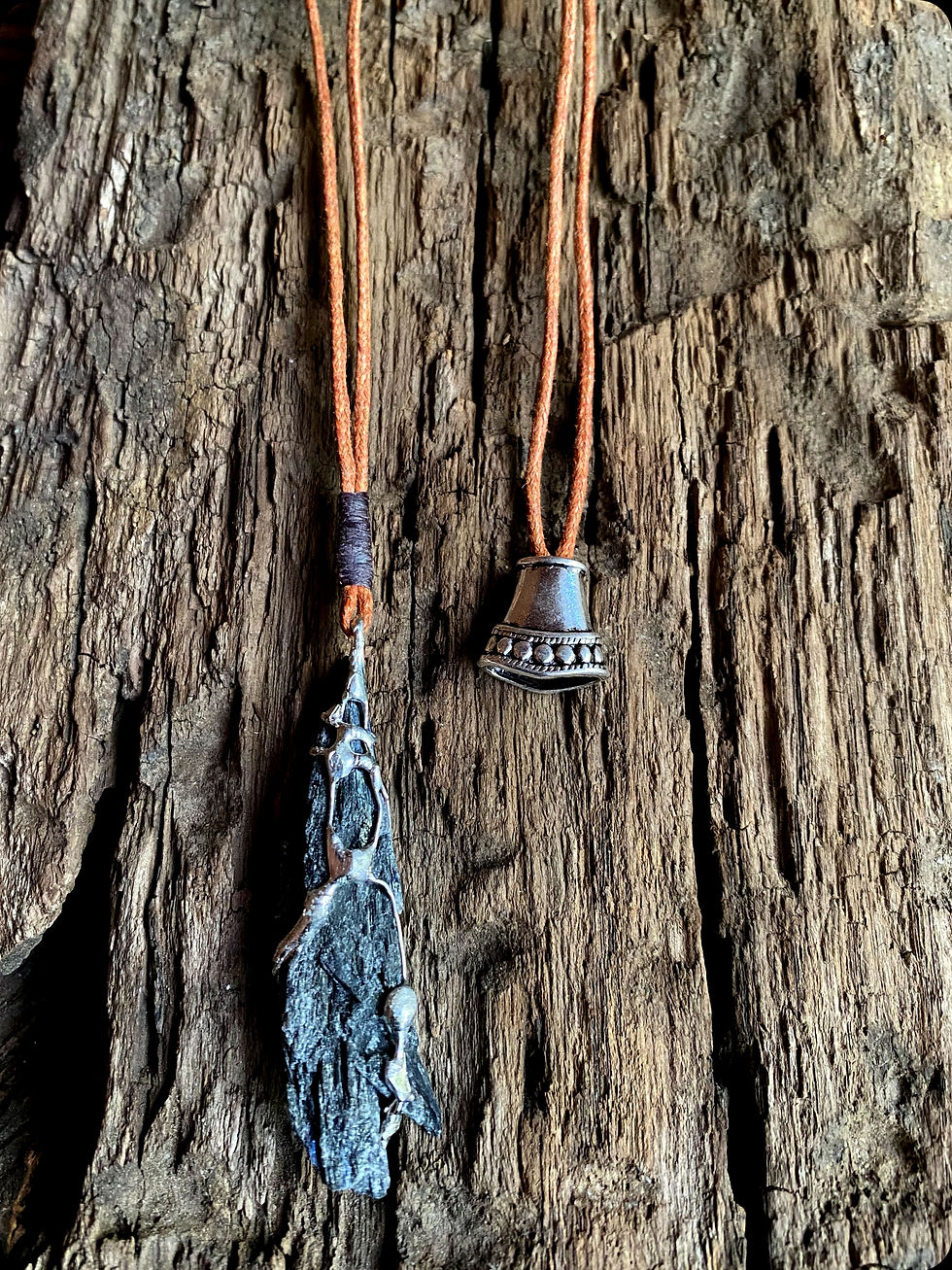 Thumbnail: BLACK KYANITE PENDANT