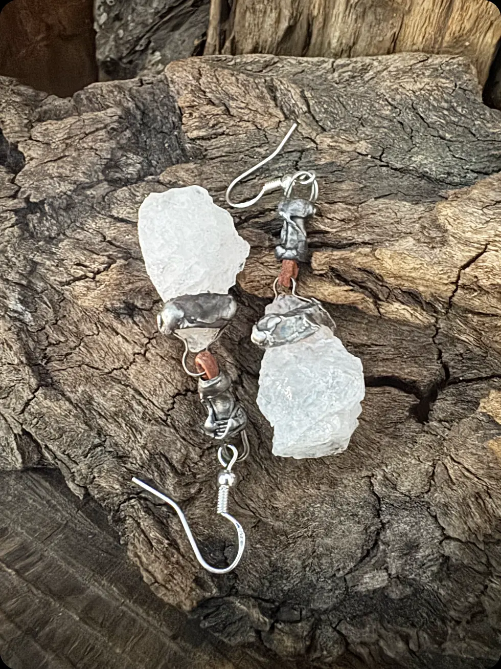 Thumbnail: ICE QUARTZ EARRINGS