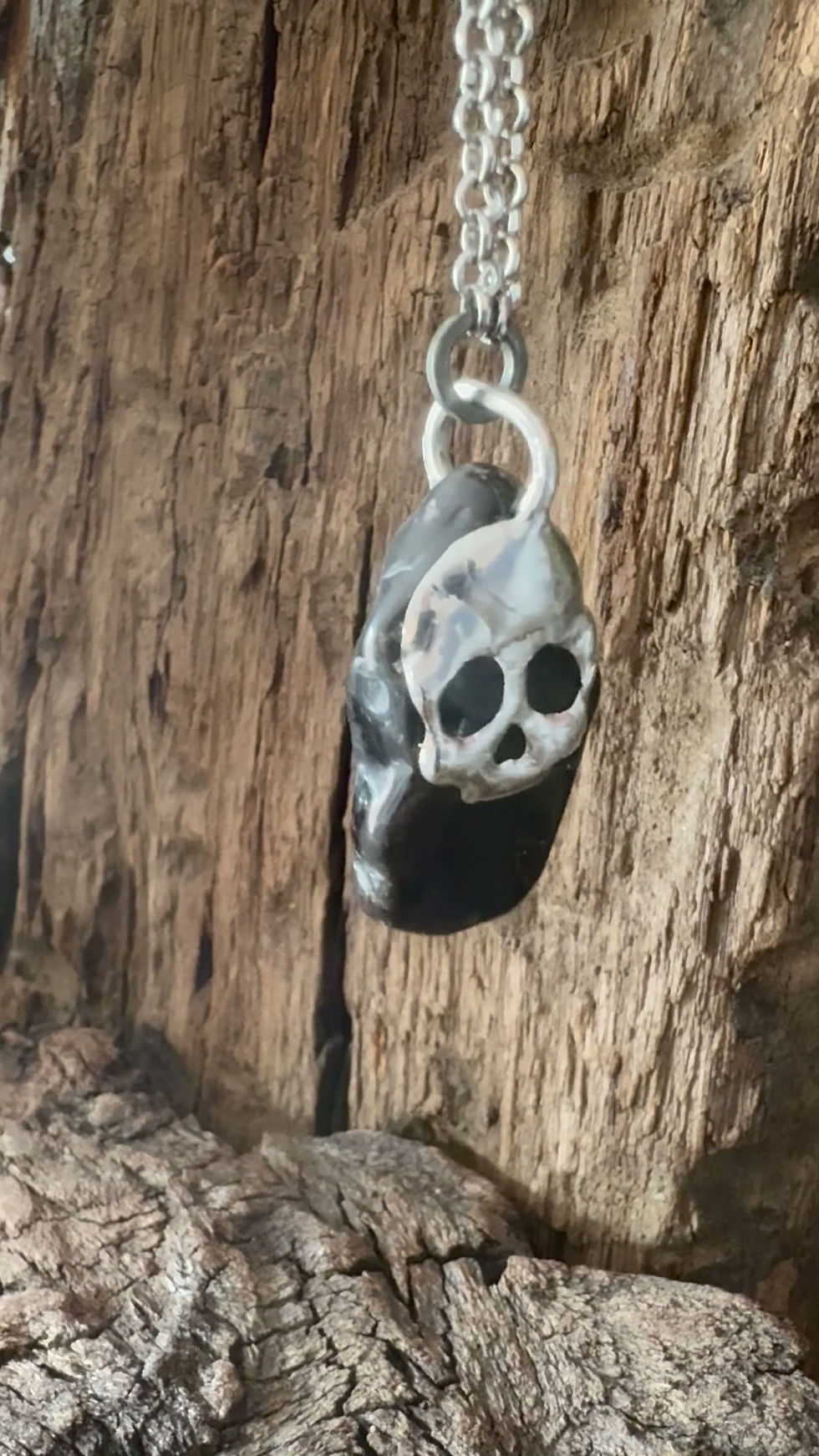 Thumbnail: BLACK ONYX SKULL PENDANT