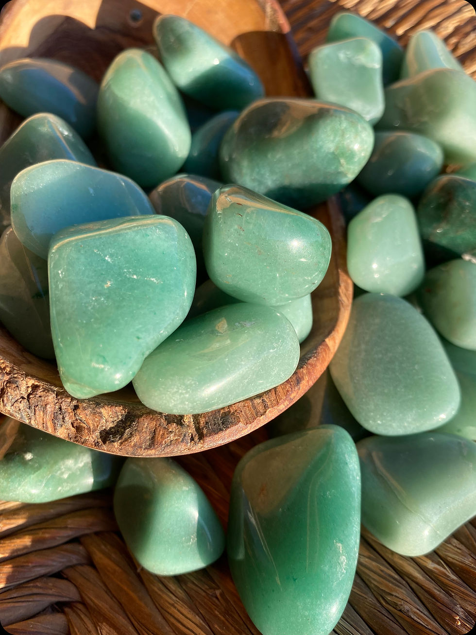 Thumbnail: GREEN AVENTURINE (TUMBLED)