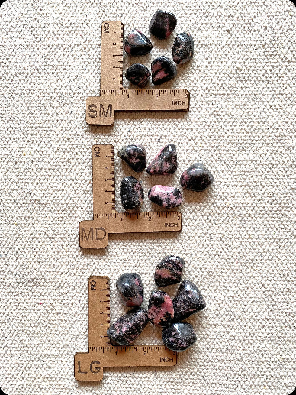 Thumbnail: RHODONITE (TUMBLED)