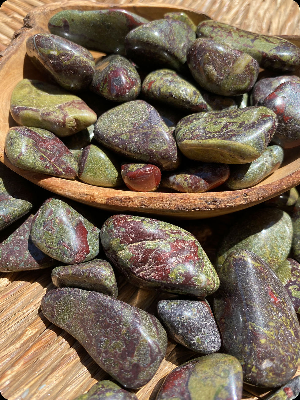 Thumbnail: DRAGON STONE JASPER (TUMBLED)