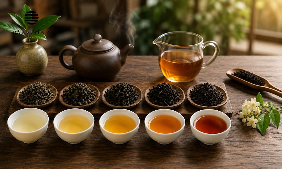 Phân biệt trà ngon và trà hương liệu bằng cách quan sát nước trà và lá trà sau khi ngâm