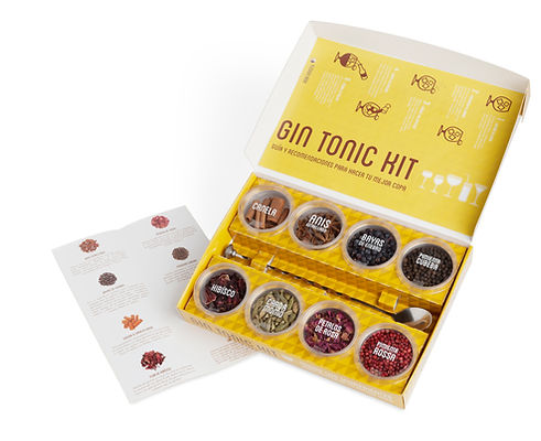 Gin Tonic Kit, Gin Tonic, Gin, Ginebra, Accesorios, Coctel, Cocktail, Kit, Pack, Botanicos, Especies, Botanica