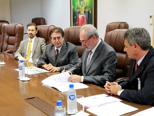 Presidente do TJ assina contrato para construção do novo Fórum de Canoinhas