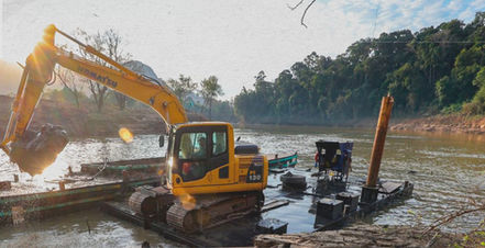 Três Barras abre credenciamento para descarte de sedimentos do Rio Canoinhas