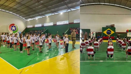 40 alunos do 3º ano da Escola Guita Ferdmann, participaram da Formatura do Programa Estudante Cidadão