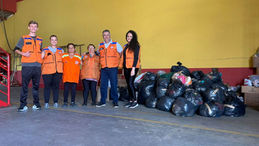 Três Barras entrega donativos para as famílias necessitadas em Rio Bonito do Iguaçu