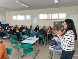 Secretaria de Educação de Três Barras realiza formação continuada para cerca de 160 profissionais