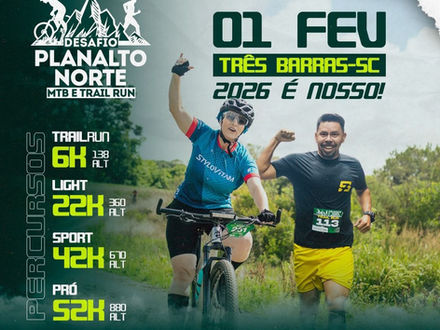 Três Barras sedia Desafio Planalto Norte no próximo domingo (1º)