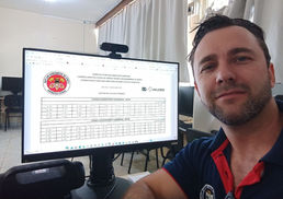 Professor da região lidera seletiva do Corpo de Bombeiros Militar de Santa Catarina