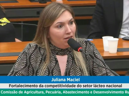 Prefeita Juliana Maciel cobra ação do Governo Federal em defesa dos produtores de leite