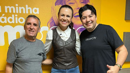 Prefeita Ana Claudia e Marcos Budant cedem entrevistas nas Rádios sobre Natal Luz de Três Barras