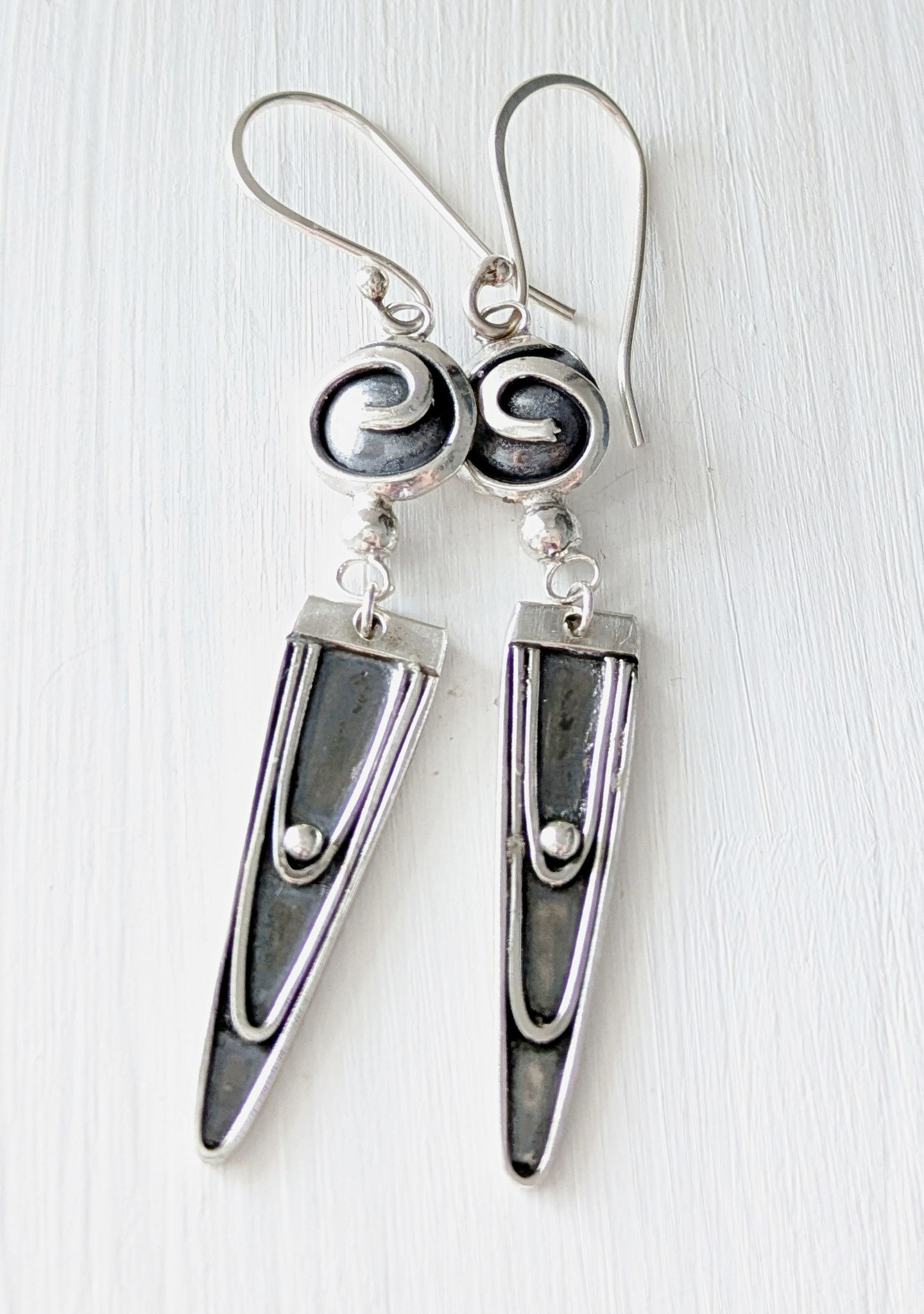 Dangle earrings - arts and crafts inspired earrings