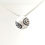 Thumbnail: Curve Pendant - satin finish with oxidised curve design