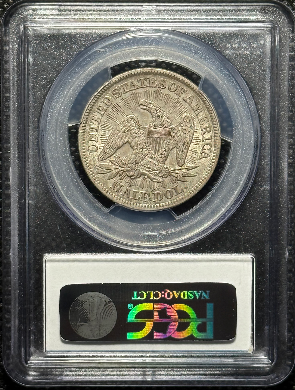 Thumbnail: 1853 Liberty Seated Half Dollar Arrows and Rays PCGS AU53 CAC