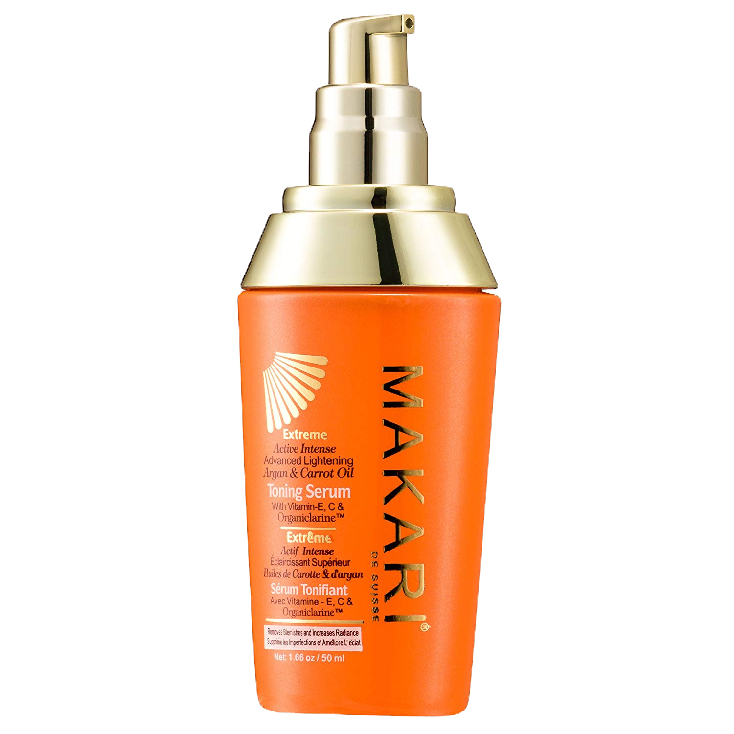 Sérum extrême unifiant à l'huile d’Argan & de Carotte illuminant 50 Ml-Makari