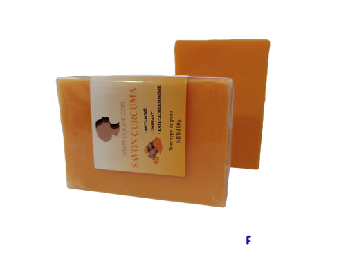 Savon Au Curcuma Gold - Exfoliant éclaircissant 400 G, Anti-tâches Et Points Noirs, Pour Le Corps Et Le Visage