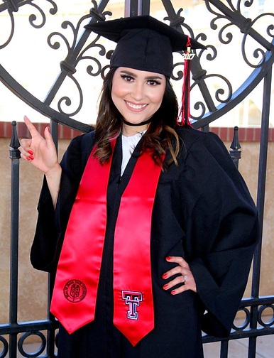 Brittany Graduation picture Latino Lubbo