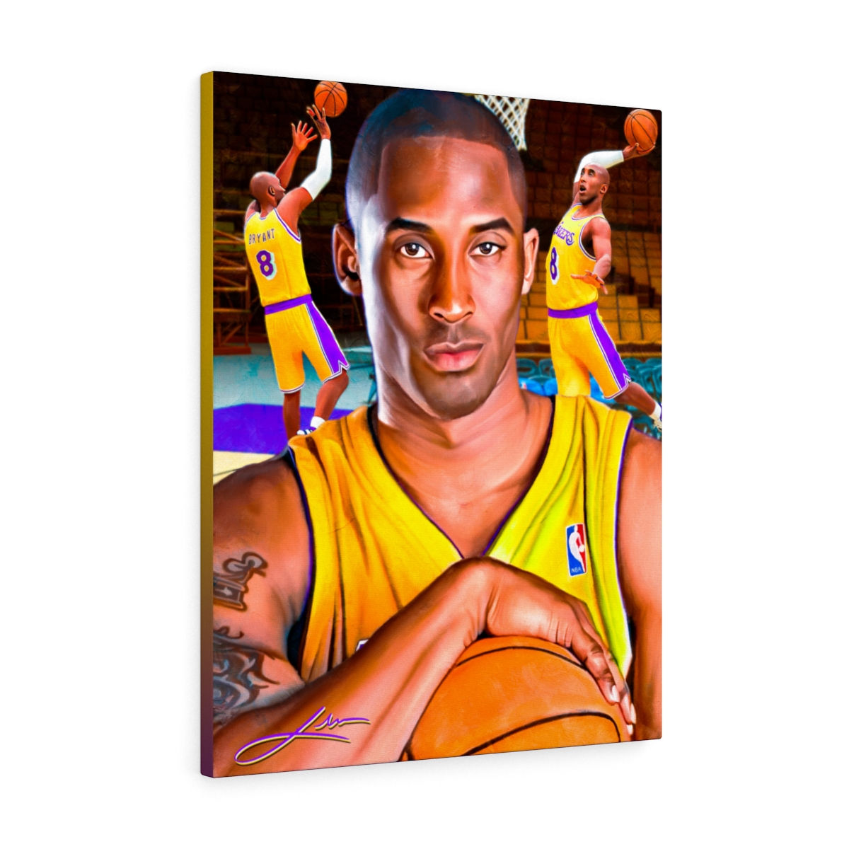 Kobe Bryant Canvas Portrait
