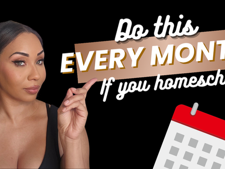 The One Homeschool Habit You Should Be Doing Every Month