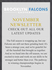NOVEMBER NEWSLETTER
