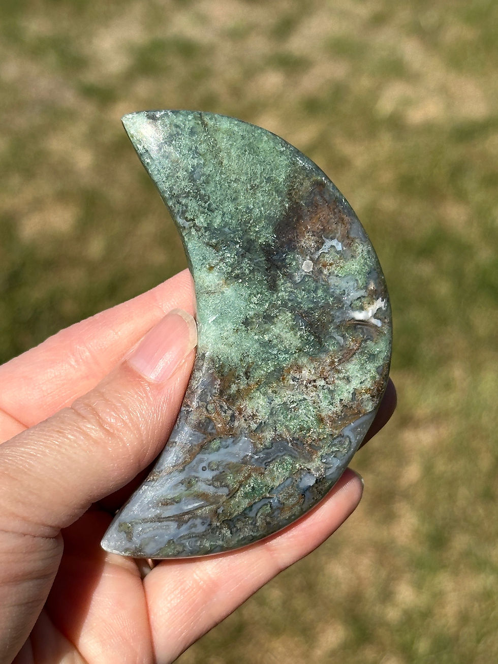 Thumbnail: Moss Agate Moon