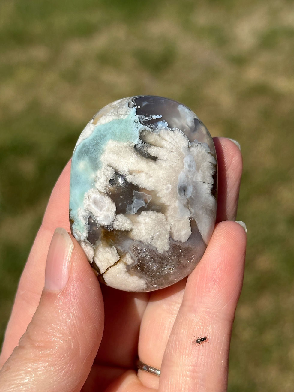 Thumbnail: Black Flower Agate