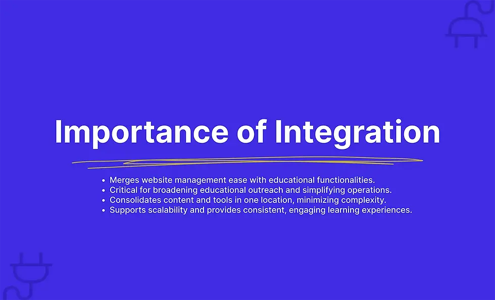 Importance of Integration