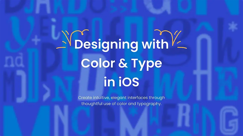 Effective Use of Color and Typography in iOS Apps