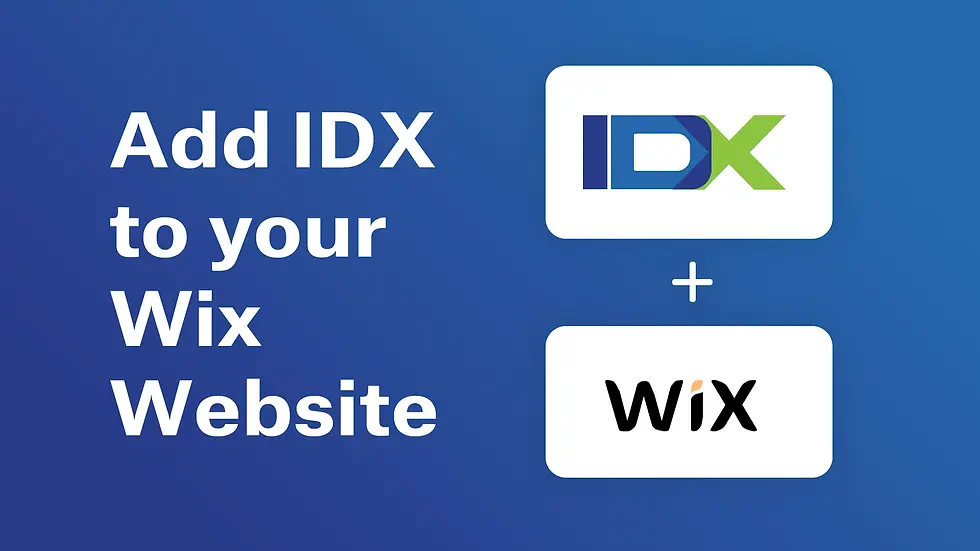 IDX Integration on Wix: The Essential Guide to Elevating Your Real Estate Website's Efficiency