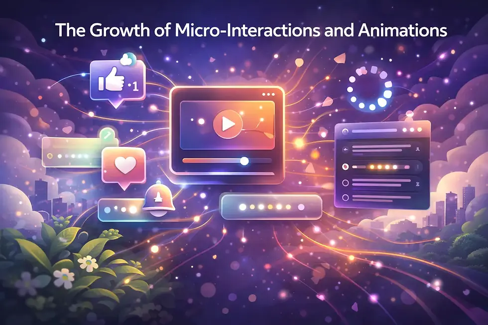 The Growth of Micro-Interactions and Animations
