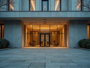 Entrance of the German embassy