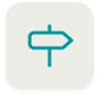 Icon depicting migration.