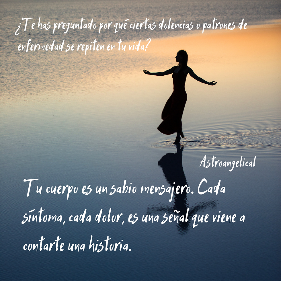 Tu Carta Natal es tu Mapa de Sanación: Descodifica Mensajes de tu Cuerpo con las Estrellas.