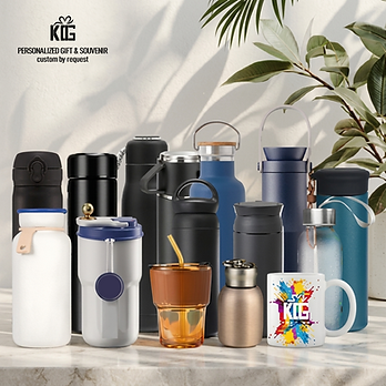 tumbler custom sablon logo perusahaan untuk souvenir dan promosi