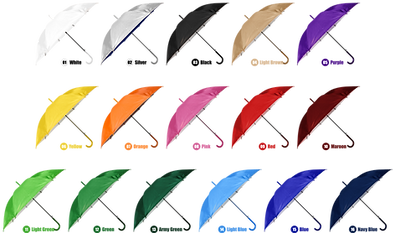 Pilihan warna Custom payung standard tipe classic J