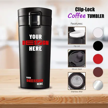 Clip Lock Coffee Mug
