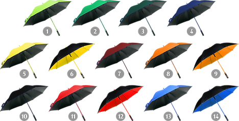 Pilihan Warna Custom Payung Golf Jumbo Otomatis Premium