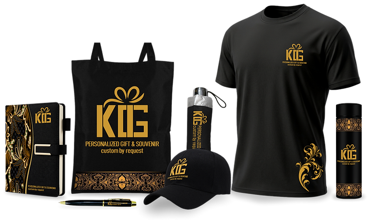 souvenir custom perusahaan seperti payung tumbler tote bag dengan logo