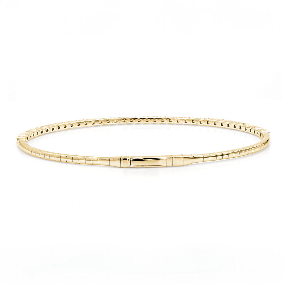 Miniatura: FLEXI, Brazalete con Diamante Lab Corte Redondo Brillante