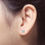Miniatura: BIANCA, Aretes, Moissanita Corte Princesa